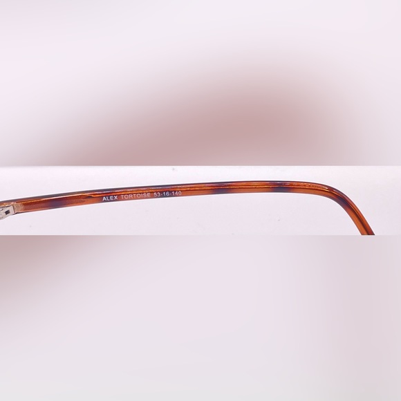 Alex Tortoise Oval Sunglasses Frames Only - Picture 8 of 8